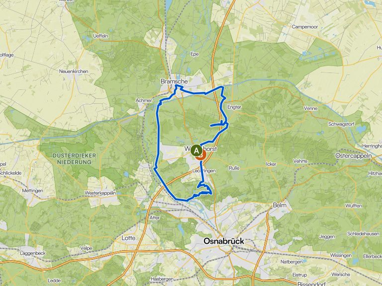Tour mit Ilja, Runde um Wallenhorst | Fahrradtour | Komoot